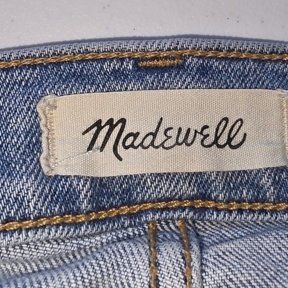 Madewell Light Blue Jeans Size 25 Button Fly Classic 5 Pocket Design 96% Cotton - Picture 3 of 11